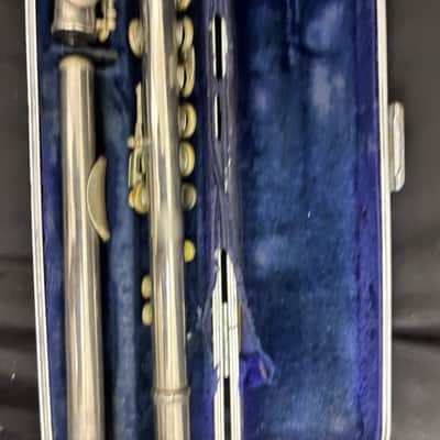 Muramatsu 111 Flute Wind Instrument with Hard Case Needs Adjustment Tested image 3