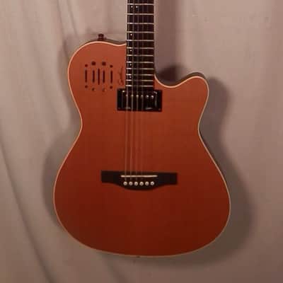 Godin A6 Ultra Natural SG Chambered-Body Electric Acoustic Guitar with gig bag Model # 032293F SF/B-stock (Restrung and set up for optimal playability) image 1