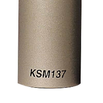 Shure KSM137/SL Cardioid Condenser Studio Mic, Champagne image 2