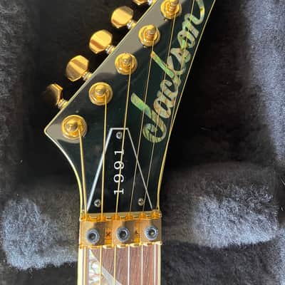 Jackson Archtop Soloist LTD 1991 Cherry Red Sunburst image 11
