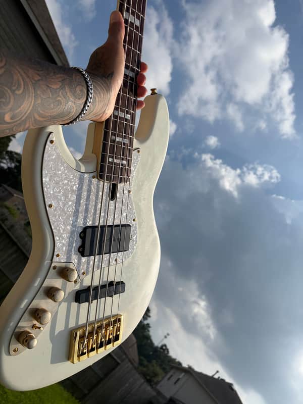 Sire 2nd Generation Marcus Miller V7 Vintage WB Ash 4-String Left-Handed with Maple Fretboard 2019 - White Blonde image 1