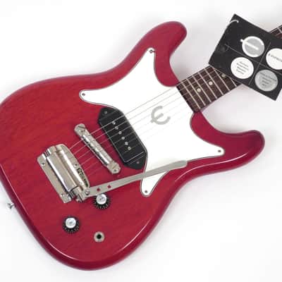 1961 Epiphone Coronet - Cherry - Original Case & Hang Tag! - P-90 Pickup image 4