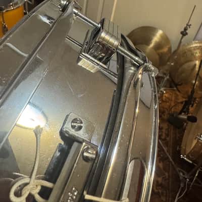Ludwig No. 405 Aluminum Piccolo 3x13" 6-Lug Snare Drum with Keystone Badge 1968 - 1969 Chrome-Plated image 18