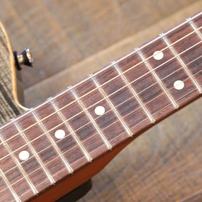 2004 Tom Anderson Cobra T Electric Guitar Trans Black + COA OHSC image 9
