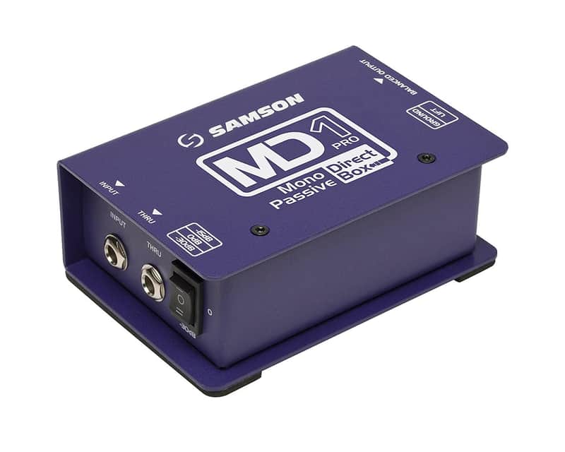 Samson MD1 Pro S-Max Series Mono Passive Direct Box image 1