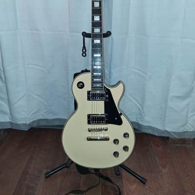 Epiphone Les Paul Custom Blackback PRO 2014 - 2019 - Antique Ivory image 1