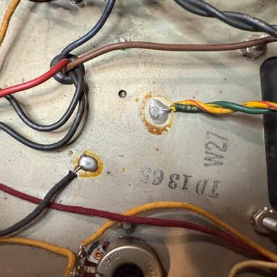 Fender Bandmaster 40-Watt Guitar Amp Head ONLY 1963 - 1967 Black Panel Bild 11