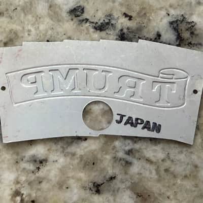 Trump Drum Badge Logo Emblem New Old Stock 60s-70s image 3