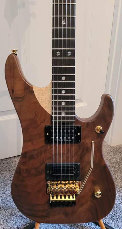 Washburn N4 Walnut Mourning Windows Inlays Proto Davies 2.0  2010 Nuno Bettencourt Signature image 1