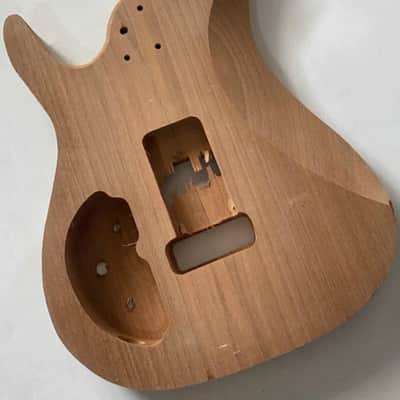 HH Mahogany Wood Guitar DIY Project Body image 14