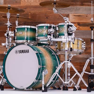 YAMAHA PHOENIX PHX 5 PIECE DRUM KIT, TEXTURED TURQUOISE SUNBURST image 15