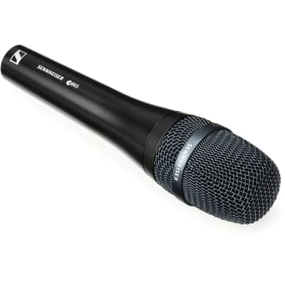 Liquid Audio - Sennheiser E 965 Condenser Handheld Vocal Microphone Bundle w/Pig Hog PHM10 8mm Mic Cable Polishing Cloth image 8