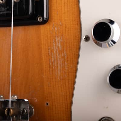 Vintage 60's Mosrite Joe Maphis Bass Natural With OHSC image 7