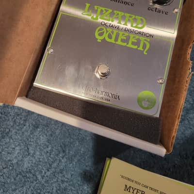 Electro-Harmonix / JHS "Big Box" Lizard Queen Octave Fuzz 2023 - Silver / Green image 6