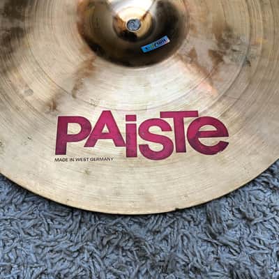 PAISTE 3000 RED LABEL REFLECTOR POWER CRASH 16" image 6