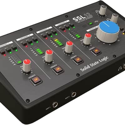 Solid State Logic SSL 12 12-Channel USB Audio Interface 2023 - Black image 3