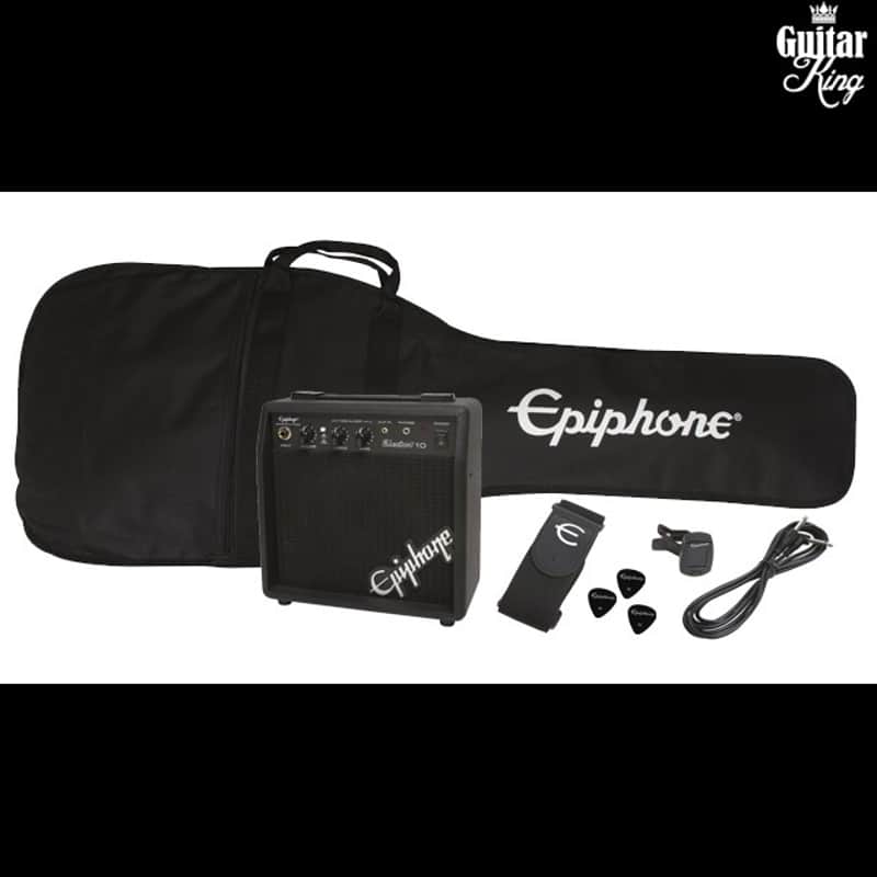 Epiphone SG Junior Satin Ebony Starter Pack image 1