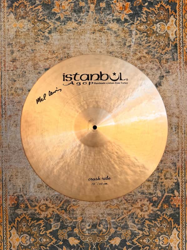 Earlier ISTANBUL Agop Mel Lewis 19” Crash Ride 1722 g Warm With Great Stick Attack! CONTROLLED! image 1