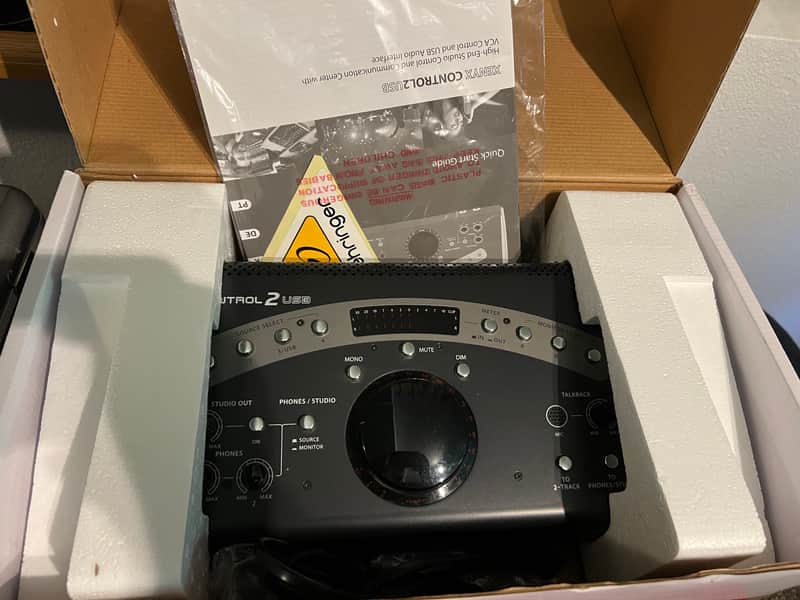 Behringer Xenyx CONTROL2USB Studio Monitor Controller 2012 - Present - Black image 1