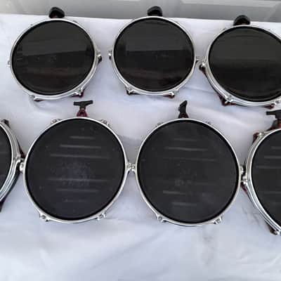 Pintech Lot of 7 10" Mesh / standard Electronic Pads Custom paint image 1