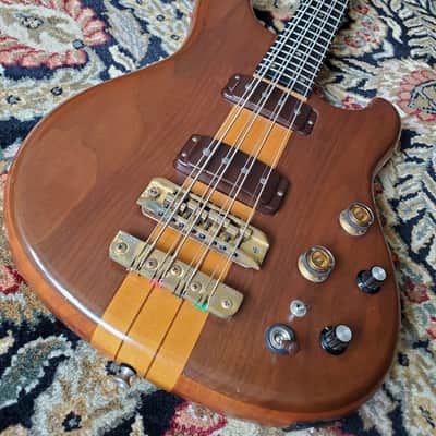 1980 Ibanez MC980 Musician 8 String Neck Thru Active Bass Guitar OHSC image 11