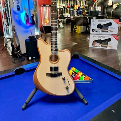 Fender American Acoustasonic Jazzmaster - Natural image 1