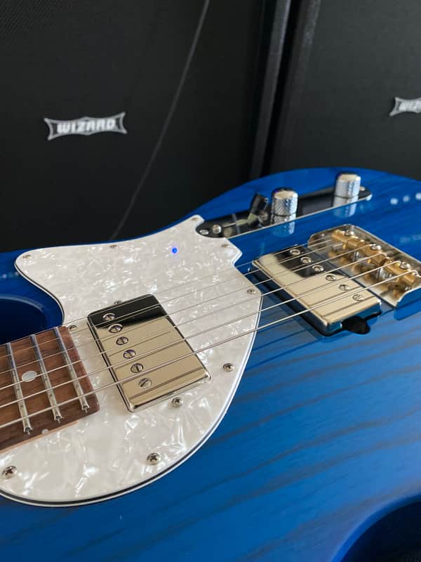 Suhr Custom T 2019 Trans Blue 2 Humbucker Thornbuckers image 1