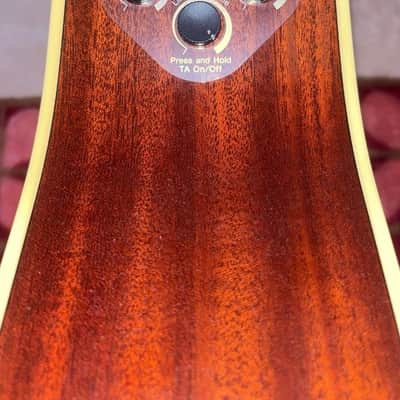 Yamaha FG-TA TransAcoustic Dreadnought 2010s - Vintage Tint image 3