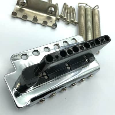 Stratocaster Style Tremolo/Vibrato Assembly Chrome image 3