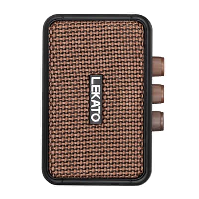 LEKATO Wireless Bluetooth 5W Guitar Amplifier Speakers Clean & Overdrive Effect image 12
