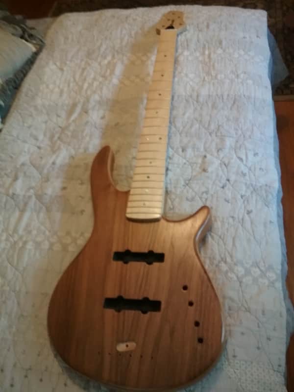 Warmoth G5 Bass neck and body 2021 natural image 1