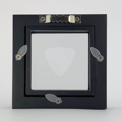 3" x 3" Double Sided Guitar Pick Display, CLEAR #346 Triangle Bass Shape image 7