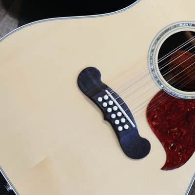 2006 Gibson Songwriter Deluxe 12-String Acoustic Guitar Natural + OHSC image 4
