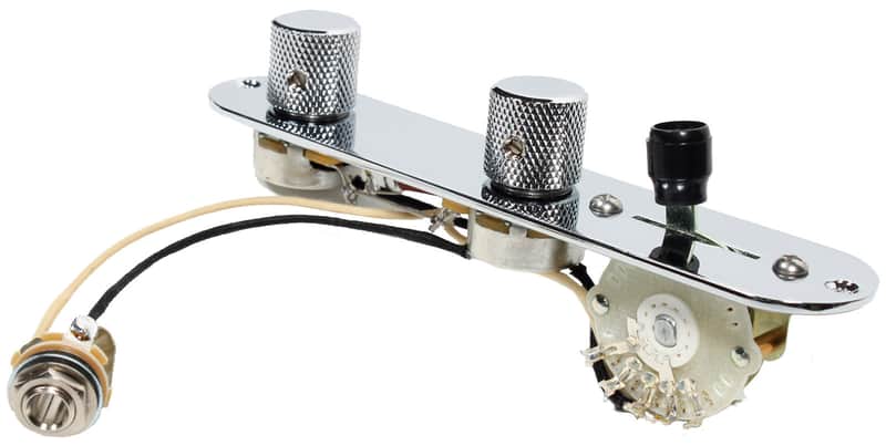 920D Custom Shop T4W-C 4-Way Tele Control Plate w/ Oak Grigsby Switch image 1