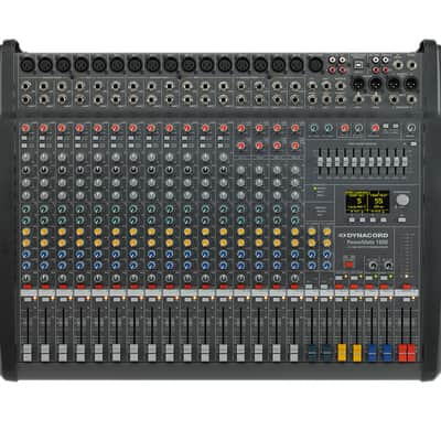 Dynacord PowerMate 1600-3 16-Channel Powered Mixer USB Audio Interface w/ MIDI image 1