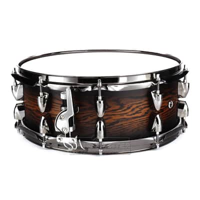 Yamaha Live Custom Hybrid Oak Snare Drum 14x5.5 Uzu Earth Sunburst image 3
