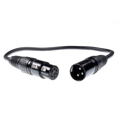 lightmaXX DMX Adapter Kabel XLR 5F/3M 5 pol female / 3 pol male 30cm - DMX Cable image 1