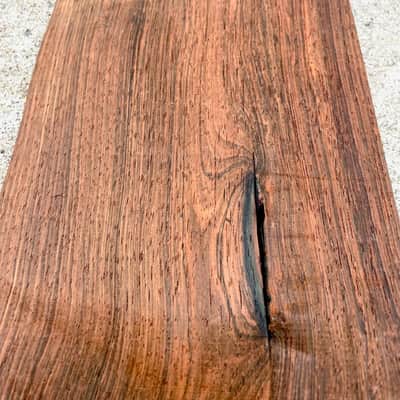 1 Genuine Brazilian Rosewood Veneer Sheet 140x6.5x1/42 inch Guitars Body Top Restoration Projects image 4