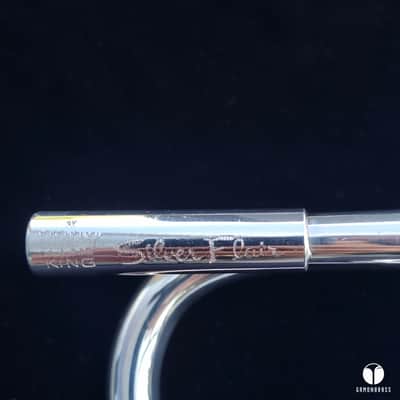 Vintage King Silverflair 1055T 0.462 Large Bore  GAMONBRASS case mouthpiece image 14