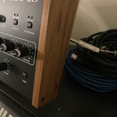 2025 Sequential Prophet-10 Desktop 10-Voice Polyphonic Synthesizer 2021 - Present - Black with Wood Sides image 8
