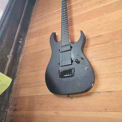 Ibanez RGIXL7-BKF Iron Label 2020 - Present - Black Flat