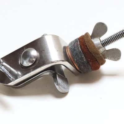 Greeko 3.5" (Chime) Cymbal with Chrome Plated Walburg & Auge Holder, Traps Era, 1920s -30s / INSPECTED & TESTED image 7