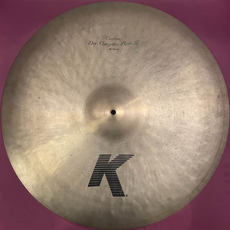 Zildjian 24" K Custom Dry Complex II Ride Cymbal 2008 - 2010 - Traditional image 1