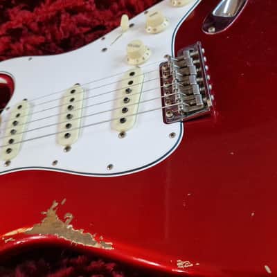 Fender Custom Shop '65 Stratocaster Heavy Relic Candy Apple Red Danish Pete image 3