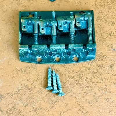 1980's Ibanez Accu-Cast BII Bass Guitar Bridge from RB-850 Roadstar II Black image 2