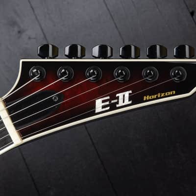 ESP E-II Horizon NT-II STBCSB - See Thru Black Cherry Sunburst image 21