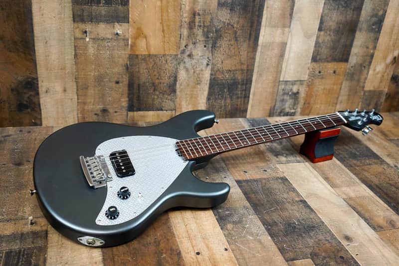 Ernie Ball Music Man Sub 1 Guitar USA 2004 Textured Graphite H Tremolo Seymour Duncan Triple Shot image 1