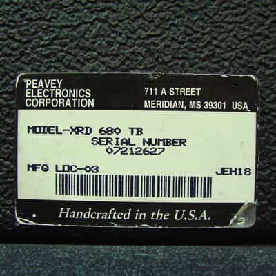 Peavey XRD-680 Eight Channel Powered Mixer image 8