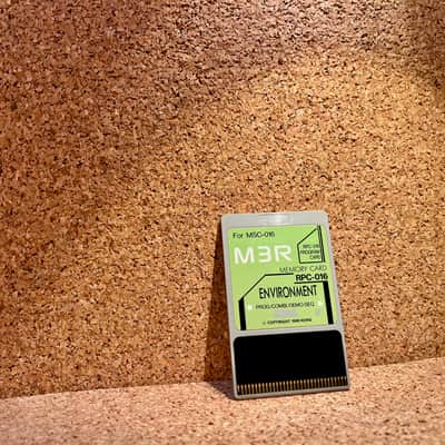 Korg M3R Memory & Rom Program Cards RPC-016 Environments
