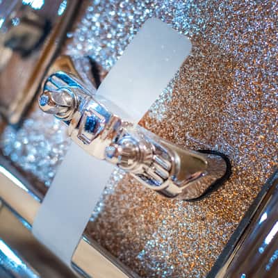 Ludwig LS403 6.5x14 Classic Maple Snare Drum 2017 - Champagne Sparkle image 19